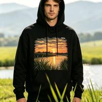 Sweat-shirt graphique pour homme, impression personnalisée, style hip-hop, vente en gros, impression numérique directe à jet d'encre.