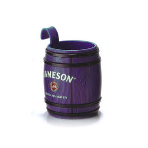 كوب من الأكريليك تصميم كلاسيكي للبيع بالجملة رشاش زجاجي للمشروبات كوب بمشبك - Product Image 1