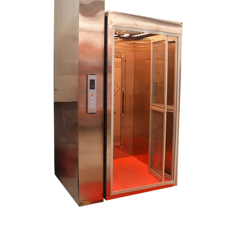 एसेंसर लिफ्ट मशीन दरवाजे में या बाहर दरवाजे की कीमत घर उठाने वाले हाइड्रोलिक एसेंसर लिफ्ट