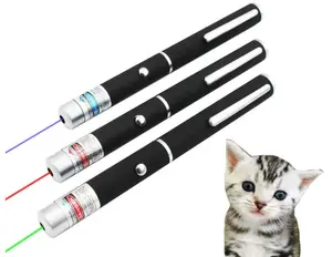Small size Red Green Purple three color laser pointer pen Single dot light Visible Light