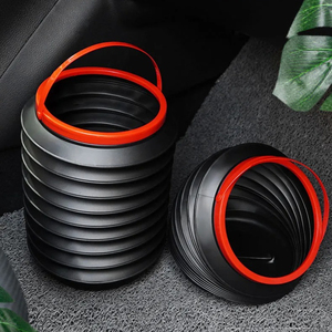 <span class=keywords><strong>RTS</strong></span> Y0063 4L Mini seau de rangement multifonction en plastique à ouverture supérieure, écologique, poubelle de voiture pour les déchets d'eau - Product Image 2