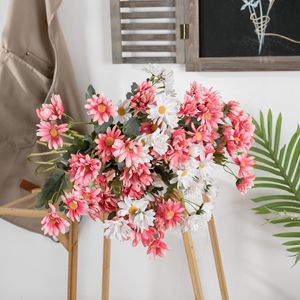 ดอกเจอร์เบอร์ราประดิษฐ์สีชมพูขาว CallaFloral คุณภาพสูง เหมาะสำหรับตกแต่งงานแต่งงาน - Product Image 1