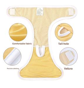 Celana fisiologis katun pakaian hewan peliharaan keselamatan anjing wanita Modern dicetak pembalut wanita untuk periode menstruasi klasik - Product Image 3