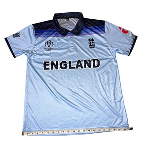 เสื้อเจอร์ซีย์แบบซับลิเมชั่นสั่งทำพิเศษ โลโก้ด้านหน้า โพลีเอสเตอร์ 100% สำหรับการแข่งขันและฝึกซ้อม ระบายอากาศได้ดี แขนสั้น ทรงปกติ เสื้อผ้าสำหรับผู้ใหญ่ - Product Image 1