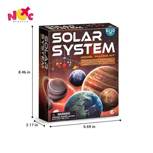 Kit de peinture solaire pour enfants, jouet éducatif à assembler, système solaire, planètes, bricolage