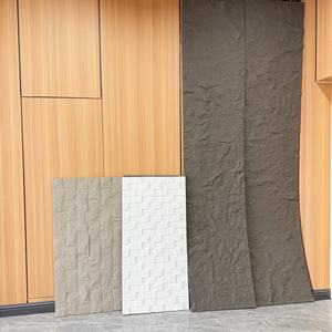 Meilleur <span class=keywords><strong>Prix</strong></span> Panneau Mural Moderne en Pierre de Carbone, Comptoirs d'Hôtel Intérieurs, Panneau de Pierre Artificielle PU, Carrelage Découpé sur Mesure - Product Image 1