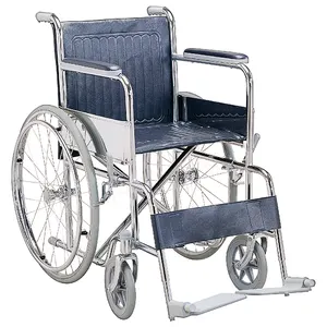 GREETMED-silla de ruedas de acero inoxidable para discapacitados, China, foshan