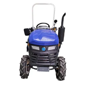 Agricolas Pequeno 25HP Mini Trator Agricol Mini Trator com tração nas quatro rodas para a agricultura