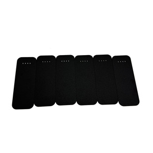 Couvre-embouts en PVC noir pour luminaires, avec installation par ruban adhésif ou vis - Product Image 2