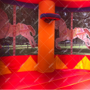 Tente de cirque en plein air moonwalk gonflable carrousel maison de rebond pour la location - Product Image 3