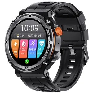 Warme Broodjes C21 Pro 100 + Stijlen Sport Polshorloge 410Mah Batterij Zwemmen Smartwatch Man Goedkope Reloj Bt Call Smart Watch