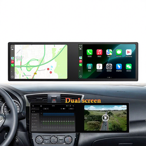 Radio Multimedia con GPS para Coche, Pantalla Dual de 20 "y 23 Pulgadas, CarPlay Inalámbrico, <span class=keywords><strong>Navi</strong></span> para Toyota Corolla, Prado, Nissan, <span class=keywords><strong>Mazda</strong></span>, Kia, Ford, Etc.mo dels - Product Image 1