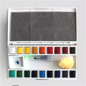 Ensemble de peinture à l'<span class=keywords><strong>aquarelle</strong></span> solide de 36 couleurs Maries, couleurs vives pour les artistes et les enfants, dessin sur toile et papier - Product Image 5
