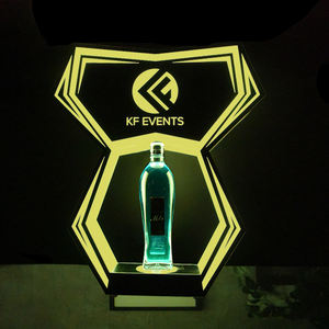 Papillon personnalisé LED Lumières Bouteille Service Présentateur Boîte <span class=keywords><strong>de</strong></span> nuit Bar Accessoires avec fonction écologique - Product Image 4