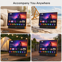 Écran portable intelligent pour TV, idéal pour la maison, la cuisine, la chambre, le camping en plein air, les voyages en camping-car – Vente en gros, personnalisation du logo