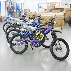 Moto tout-terrain électrique Sur Ron 8 kW pour adultes, modèles 2025, coloris vert/bleu/noir/violet - Product Image 4