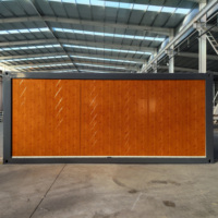Kits de cabanes en bois en gros, conteneurs pliables, panneaux sandwich, maisons préfabriquées, bâtiments de bureaux pliables