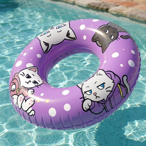 Bouée de natation gonflable en PVC Lifebuoy pour enfants - Product Image 3