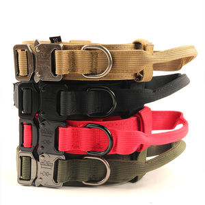 Outdoor Heavy Duty <b>Dog</b> <b>Collar</b> with Metal Buckle, 1000D Nylon Pet Training Adjustable Tactical <b>Dog</b> Pet <b>Collars</b> - Product Image 2