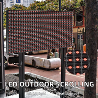 Module d'affichage LED modulaire rouge IP65 avec animation pour magasin de détail et centre commercial, signalétique extérieure personnalisable