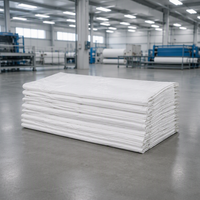 Draps de lit désinfectés en coton pur blanchi, recyclés, pour tables d'examen médical en clinique, vente en gros à prix abordable