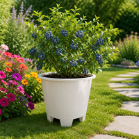 Offre Spéciale : Pots de fleurs en plastique blanc pour pépinière, empilables, de haute qualité, légers et durables, pour jardin intérieur et extérieur