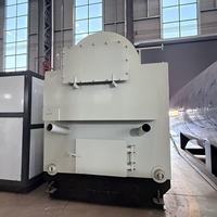 Boiler Industri DZH Horizontal Tiga Jalur Api-Air untuk Pembakaran Batubara, Biomassa, Serpihan Kayu, Sekam Padi