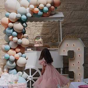 YN personnalisé <span class=keywords><strong>pas</strong></span> <span class=keywords><strong>cher</strong></span> prix fournitures de mariage bois blanc chariot à bonbons décoration de fête Dessert <span class=keywords><strong>Bar</strong></span> chariot avec roue - Product Image 5