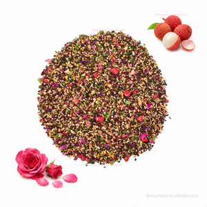 Té Floral de Lichi |   Mezcla de Té de Frutas con Hielo Fino de Rosa, Frambuesa, Hibisco, Manzana, Papaya y Menta para Cafeterías, Hoteles y Restaurantes - Product Image 1