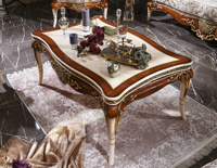 Juego de sofás de salón pulido de nogal clásico personalizado juego de sofás de bronce antiguo para el hogar muebles de sala de estar de estilo europeo