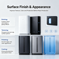 Service de conception industrielle OEM, prototype de boîtier d'appareil électroménager, fabricant de moules d'injection plastique ABS sur mesure pour coques de téléviseurs
