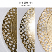 Étiquette autocollante personnalisée en feuille d'or à chaud, ronde de 2 pouces, imperméable, impression OEM ODM, vente en gros