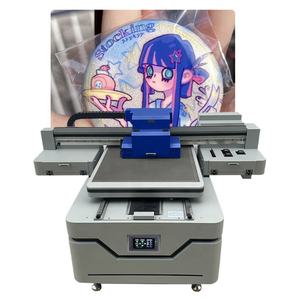 เครื่องพิมพ์อิงค์เจ็ทแบบแท่นราบ UV รุ่น A1 6090 พร้อมกล้อง CCD ตรวจสอบภาพ สภาพใหม่ เหมาะสำหรับการพิมพ์บนการ์ด แก้ว ไม้ โลหะ พีวีซี หนัง ด้วยหมึก UV - Product Image 1
