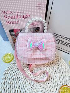 Tas selempang perempuan, dompet koin modis hadiah kecil lucu grosir, tas bahu putri kupu-kupu mutiara - Product Image 6