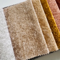 Tissu d'ameublement en velours écrasé effet fleur de glace de luxe, en gros, fabriqué en Chine, pour canapé et mobilier de salon moderne