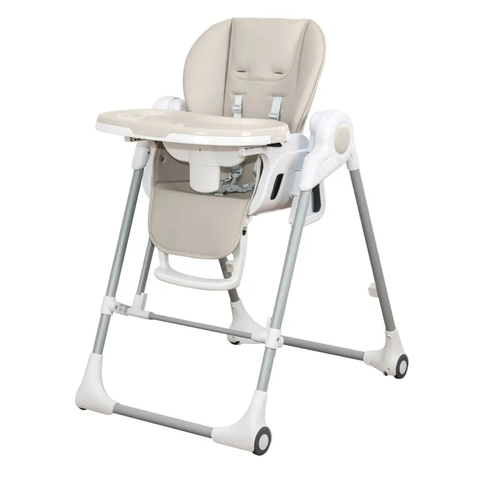 Double Tray Baby Rocker Fütterung stuhl Elektrische Baby Schaukel Essen Klappstuhl