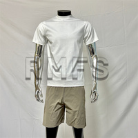 T-shirts en coton pour hommes à col rond, coupe classique, personnalisables, 100% coton double mercerisé brillant