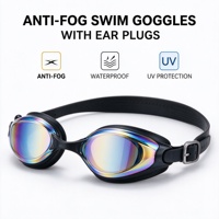 Lunettes de natation personnalisées avec logo, en silicone, anti-buée, étanches, écologiques, à large champ de vision, pour hommes et femmes, pour la plongée en apnée