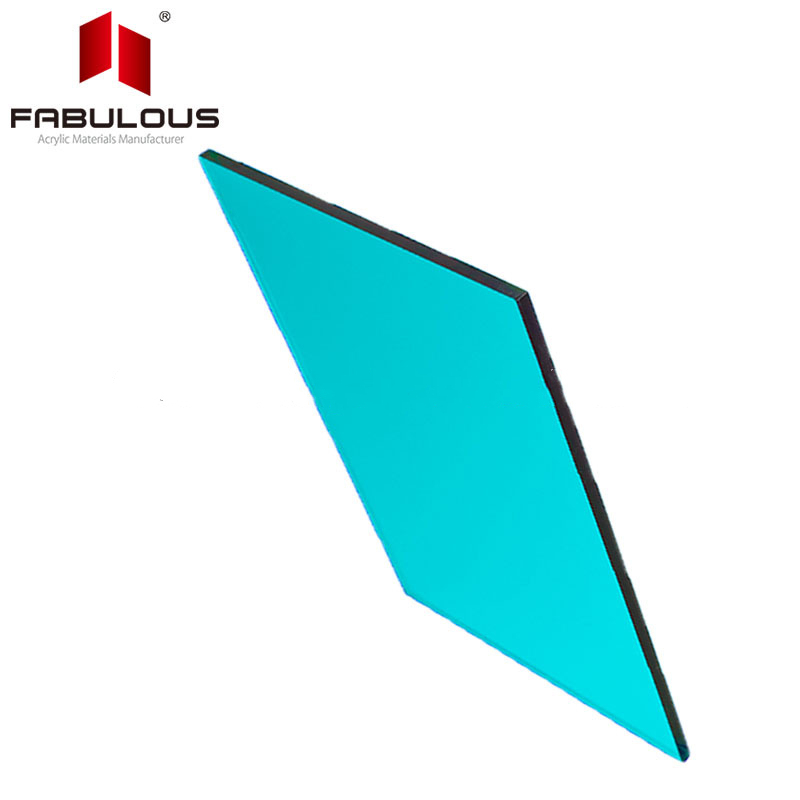 publicité adaptée aux besoins du client par bleu piscine acrylique miroir Feuille acrylique a mené le support léger