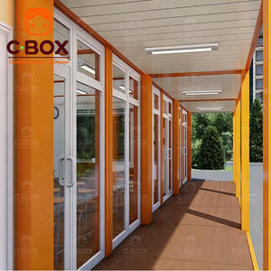 Cbox Bâtiments d'enseignement modulaires modernes en gros, salles de classe préfabriquées à panneaux sandwich, unités de logement, maison conteneur à plat à 2 étages - Product Image 6