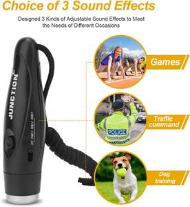 Fischietto elettronico, fischietto a batteria regolabile 3 suoni con cordino portatile fischietti elettronici per arbitri sportivi - Product Image 2