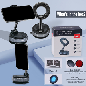 Soporte Magnético Extensible para Móvil en Coche con Rotación 360 y Succión de Vacío - Product Image 5