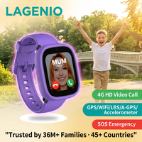 Jam Tangan Pintar Anak LAGENIO Global Distribution 1.7" Video Call SOS GPS LBS WIFI IP68 Kamera 0.3MP IP68 Kartu SIM 4G