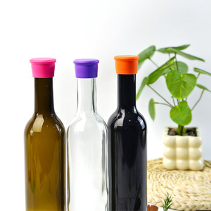 Tapón de Silicona para Botellas de Vino, Reutilizable, de Grado Alimenticio, para Mantener la Frescura del Vino Tinto y la Cerveza, Multicolor, Venta al Por Mayor - Product Image 4