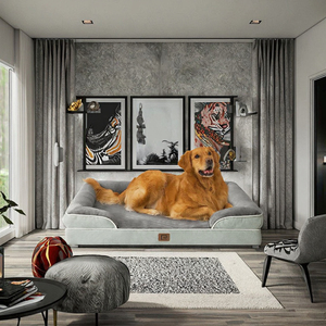 Maßgefertigtes Umweltfreundliches Ausgefallenes Lustiges Rechteckiges Orthopädisches Memory-Schaum Hundebett Modernes Anti-Stress Haustier-Karton - Product Image 3