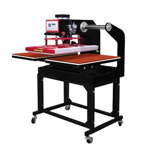 Intelligent Dual Pneumatic Heat Press Transfer Machine Big Size for T-<b>shirt</b> Printing in Shops JC-7B-1 Heat Press Transfer Machin - Product Image 5
