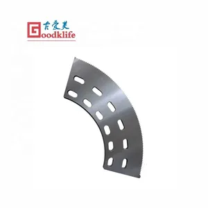 Toothed blades for upper slotter blade processing industry with high quality