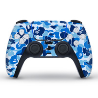 Coque de protection colorée tendance 2022 pour manette PlayStation 5, autocollant de protection pour manette sans fil Sony PS5