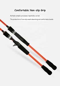 Bonne qualité <span class=keywords><strong>pas</strong></span> <span class=keywords><strong>cher</strong></span> prix 1.8M 2.1M 2.4M fibre de carbone Portable petite canne à pêche au leurre basse - Product Image 2