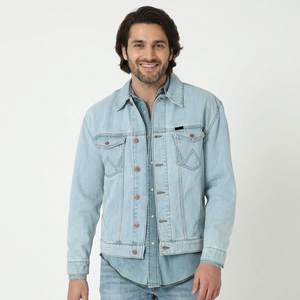 Custom Solid Colorful Plain <b>Denim</b> <b>Jacket</b> 2026 Slim Fit Baseball Designers <b>Jackets</b> <b>Denim</b> <b>Jacket</b> for <b>Men</b> Made in Pakistan OEM - Product Image 1